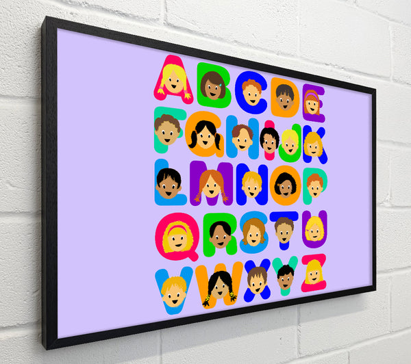 Alphabet Children Lilac