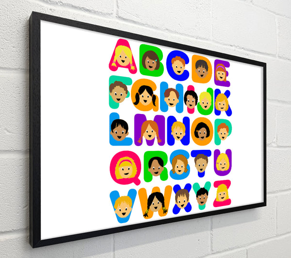 Alphabet Children White