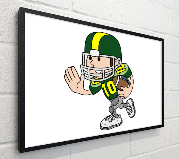 American Football Sport Player White