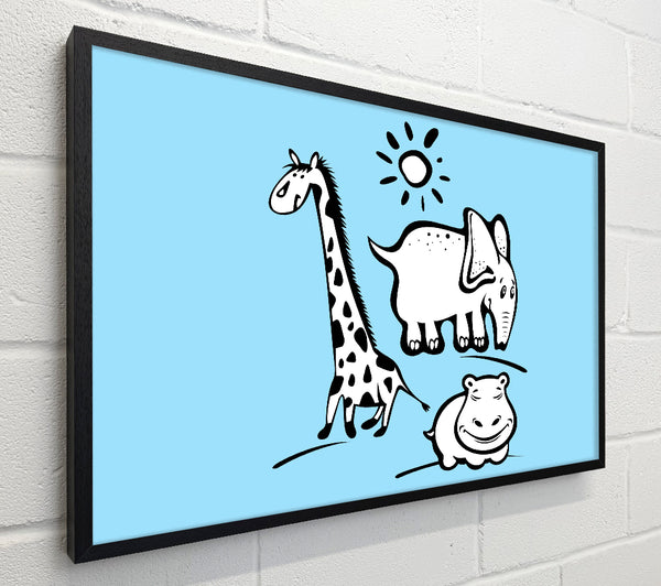 Animals Under The Sun Baby Blue