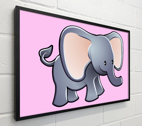 Big Eared Elephant Pink