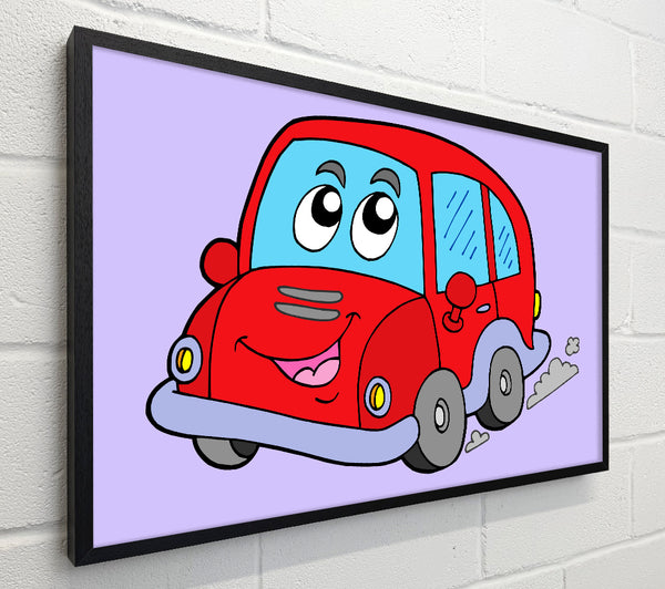 Car With Face Smokey Lilac