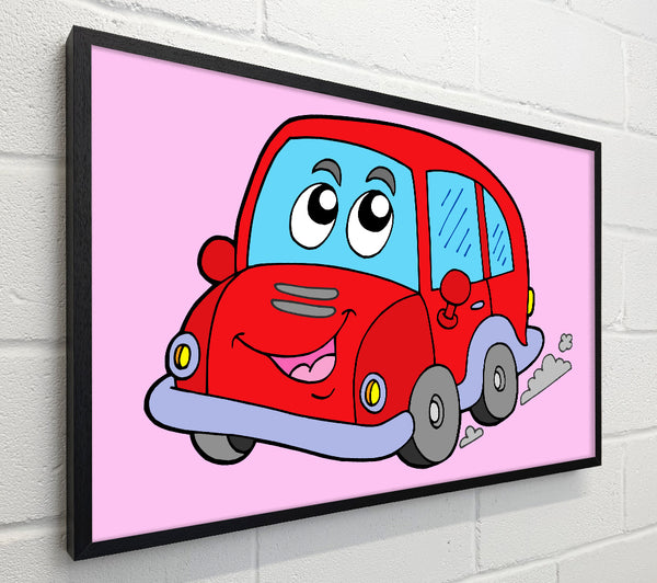 Car With Face Smokey Pink
