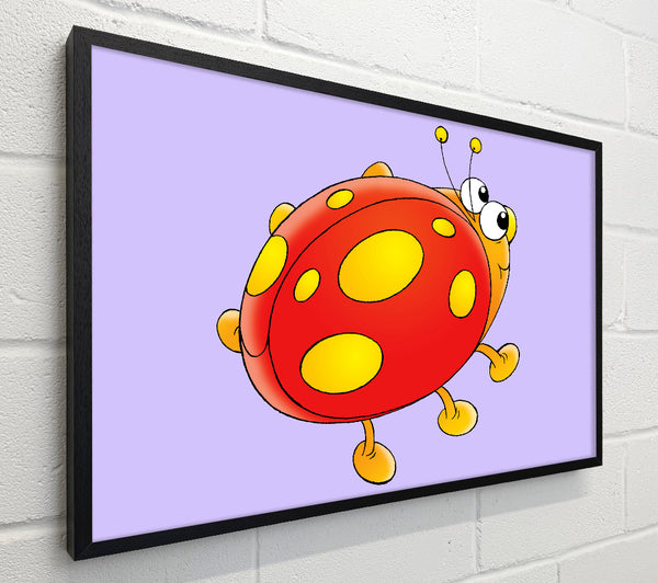 Cartoon Ladybug Lilac