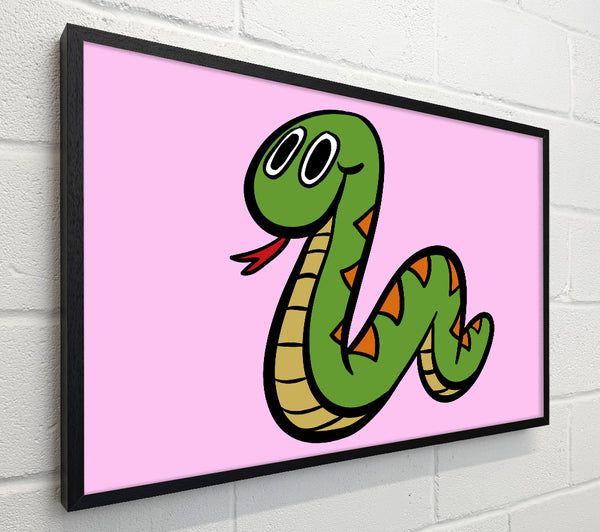 Cartoon Snake Pink