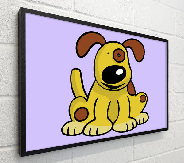 Dog Cartoon Tail Lilac