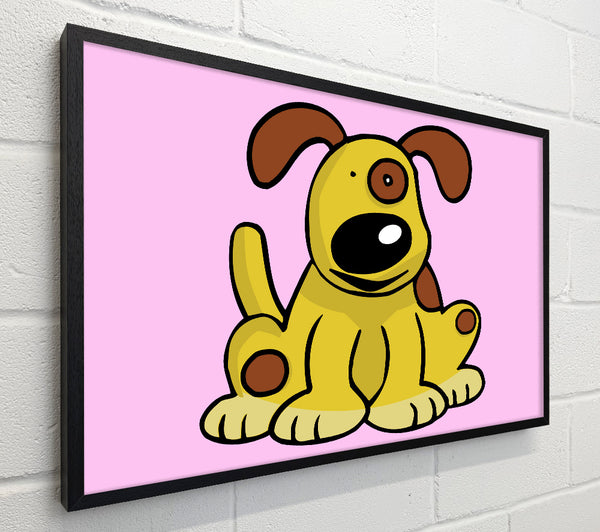 Dog Cartoon Tail Pink