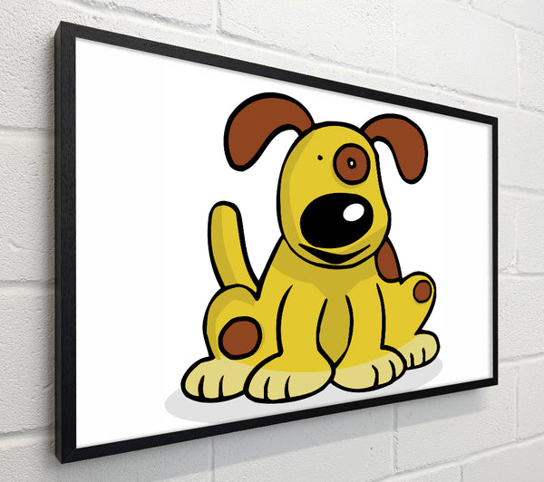 Dog Cartoon Tail White