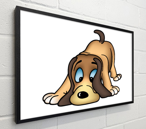 Dog Sniffing White
