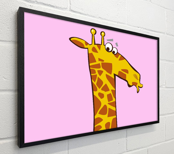 Funny Confused Zebra Pink