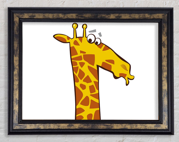 Lustiges verwirrtes Zebra weiß