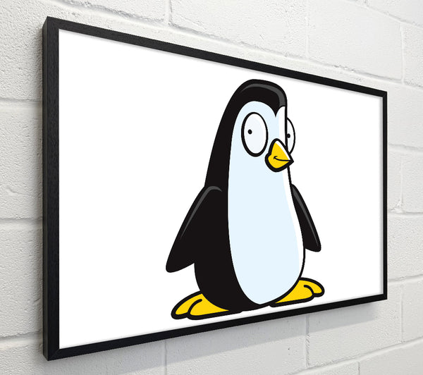 Funny Penguin White