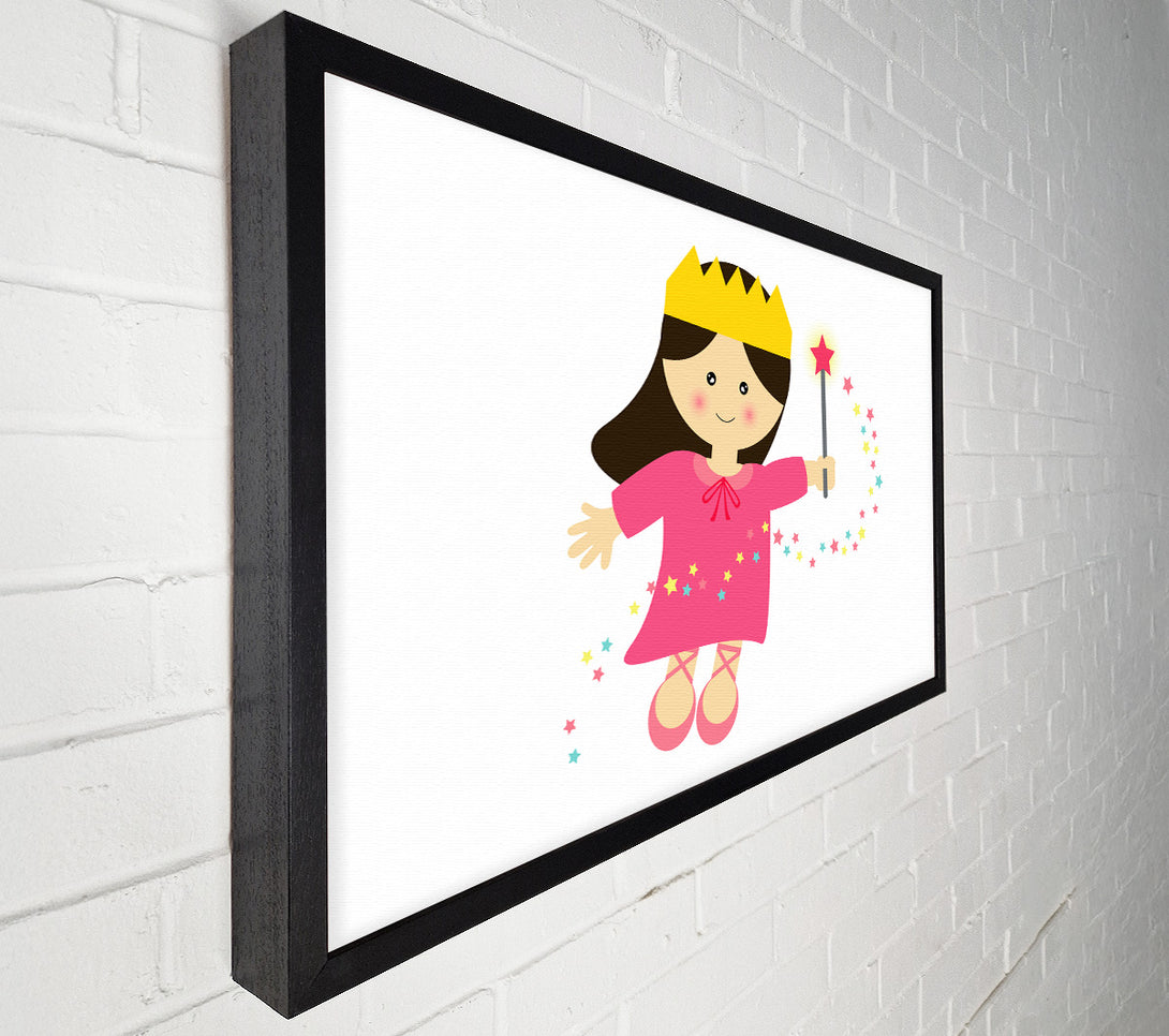  A Canvas Print of Magical Princess White Canvas Art