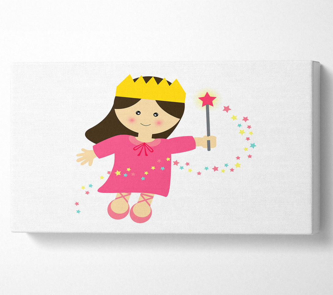  A Canvas Print of Magical Princess White Canvas Art
