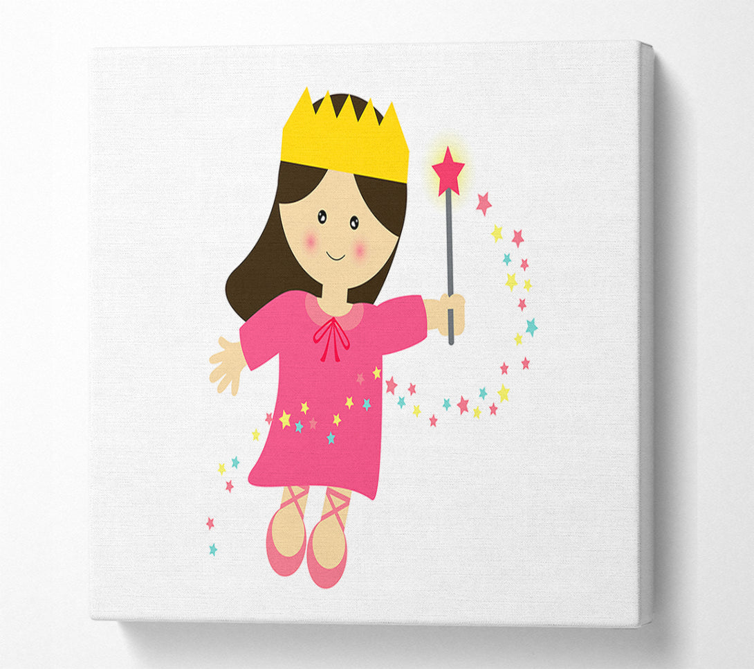  A Canvas Print of Magical Princess White Canvas Art