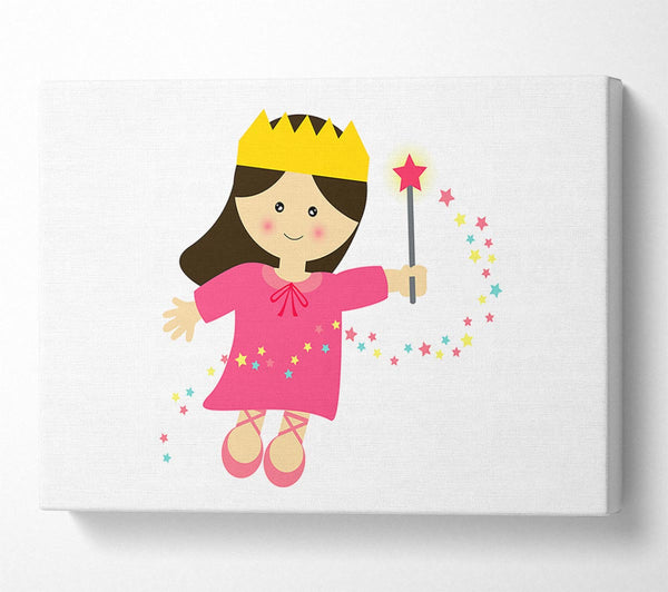  A Canvas Print of Magical Princess White Canvas Art