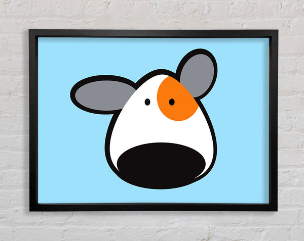 Spot The Dog Baby Blue Framed Print