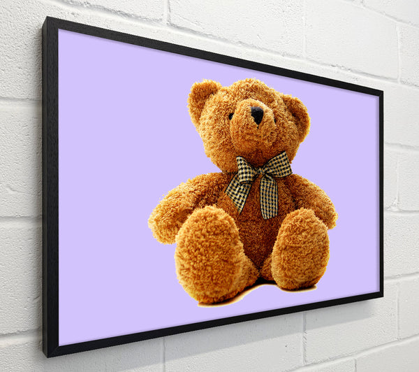 Teddy Bear Bow Lilac