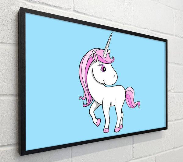 Unicorn Walking Baby Blue