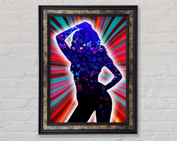 Energy Of A Woman Framed Print