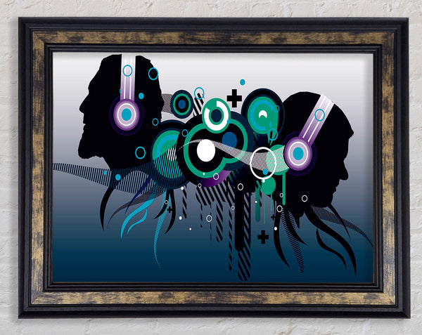 Talking Heads Framed Print