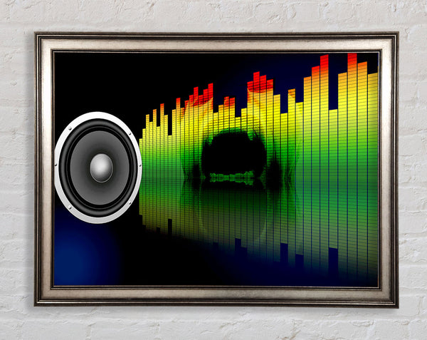 Equalizer Mouth Framed Print