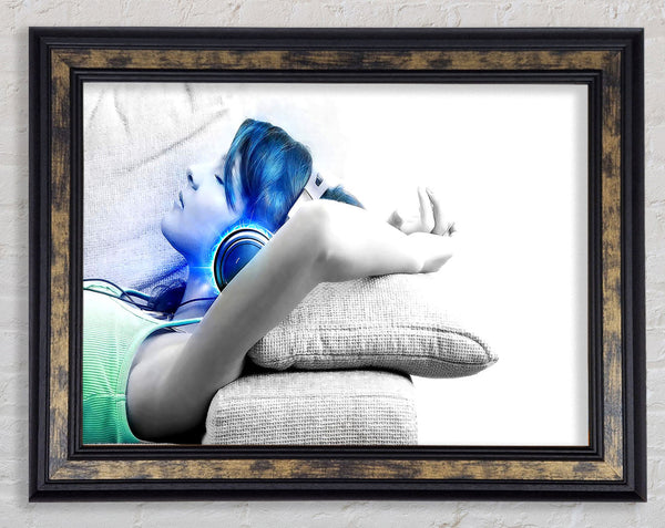 Enjoy The Music Framed Print