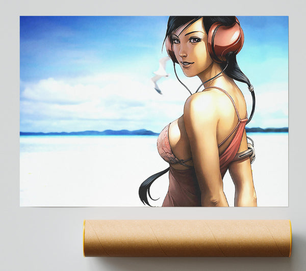 Music Girl Print