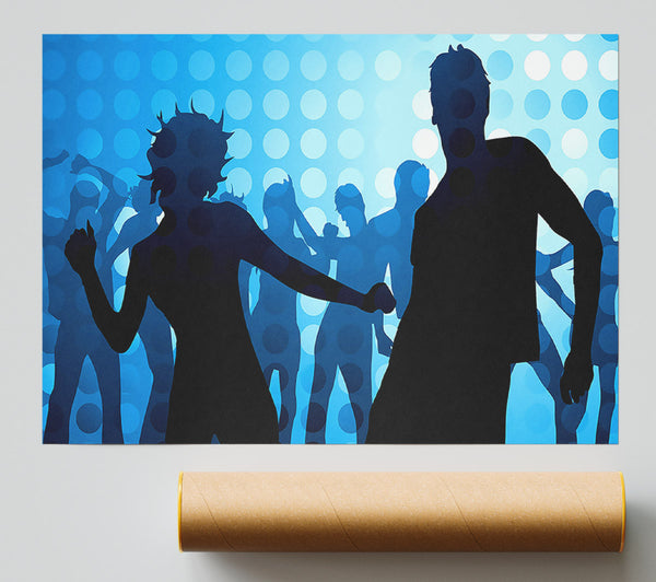 People Partying To The Blues Giclee Print