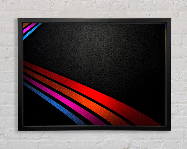 Strips Wide Framed Print