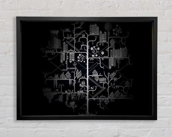 Relativity Framed Print