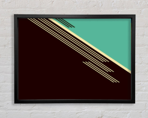 Retro Abstract Art Framed Print