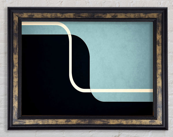 Abstract Yin Yang Framed Print