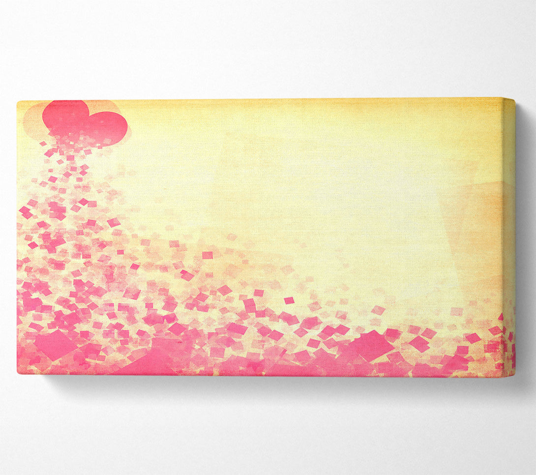  A Canvas Print of Pink Squares Canvas Print
