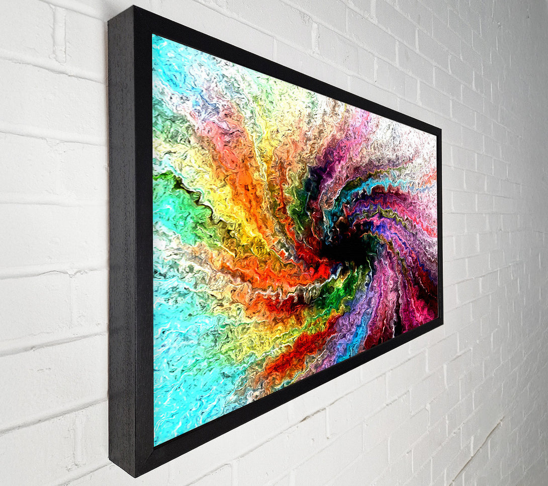  A Canvas Print of Colourful Twister Canvas Wall Art