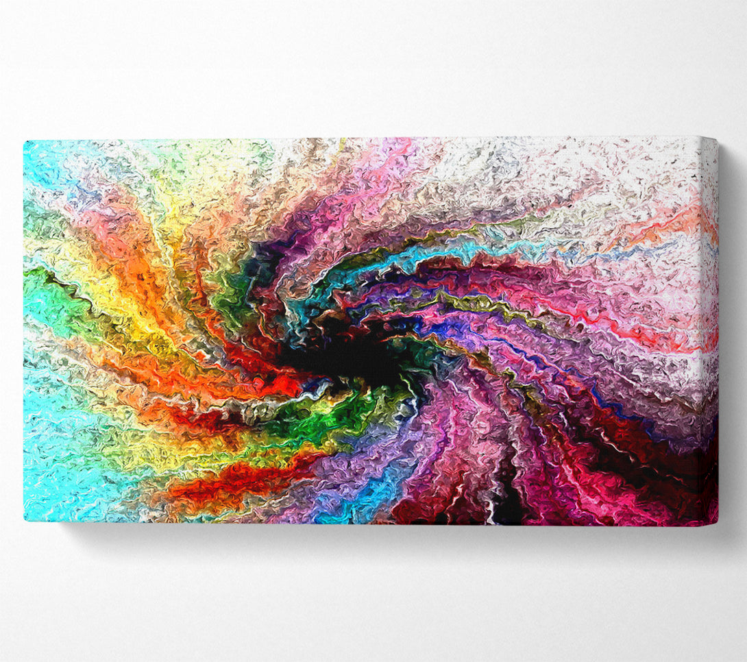  A Canvas Print of Colourful Twister Canvas Wall Art