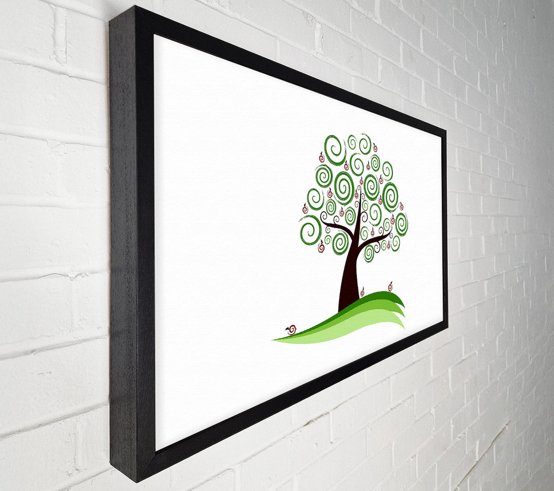  A Canvas Print of Green Cherry Tree Canvas Art