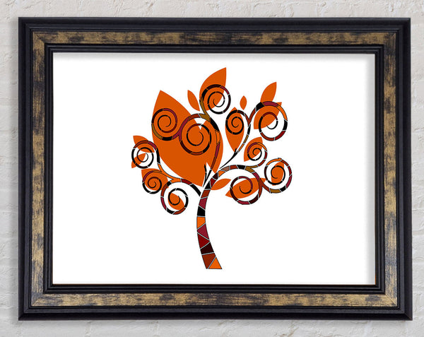 Orange Tree Framed Print