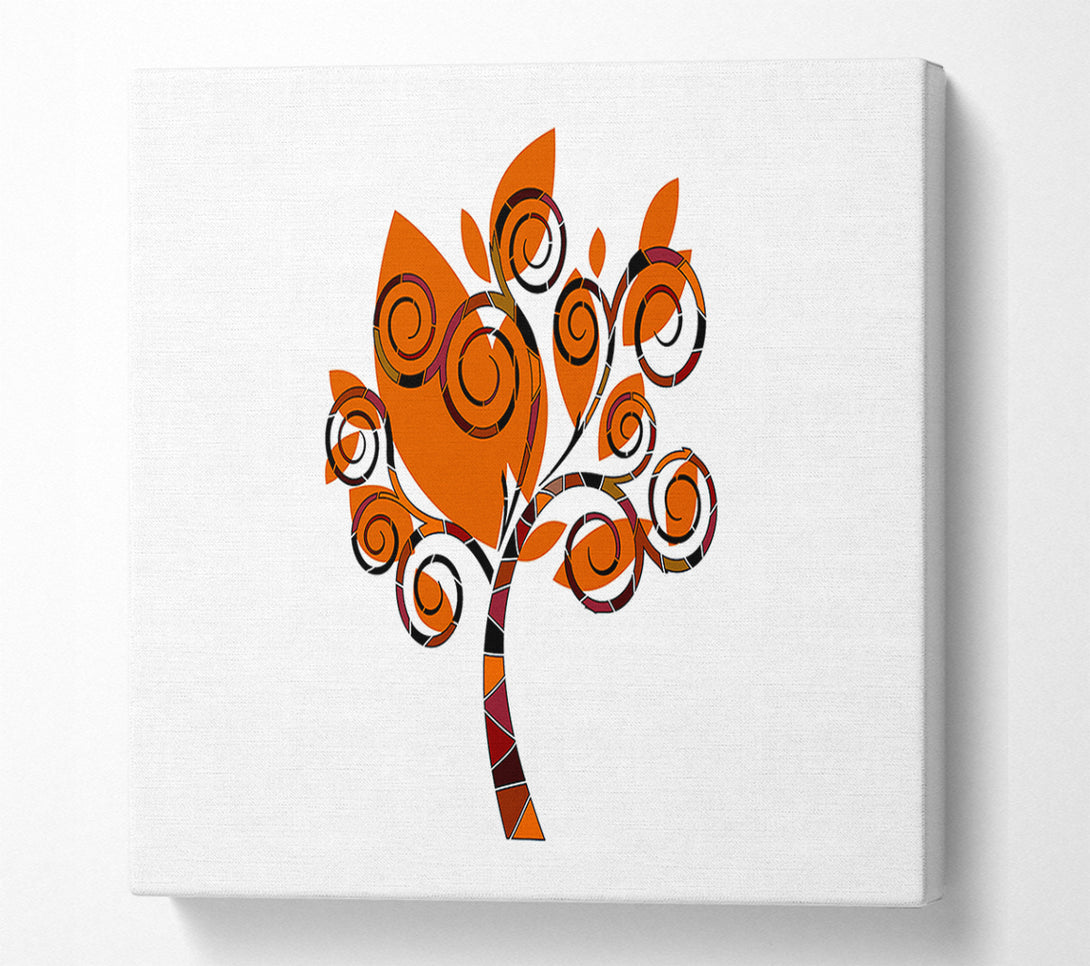  A Canvas Print of Orange Tree Canvas Wall Art