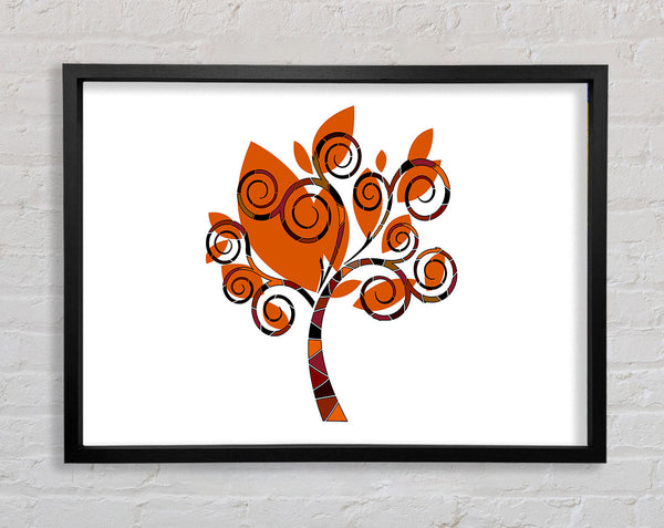 Orange Tree Framed Print