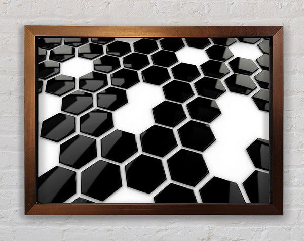Missing Pieces Framed Print