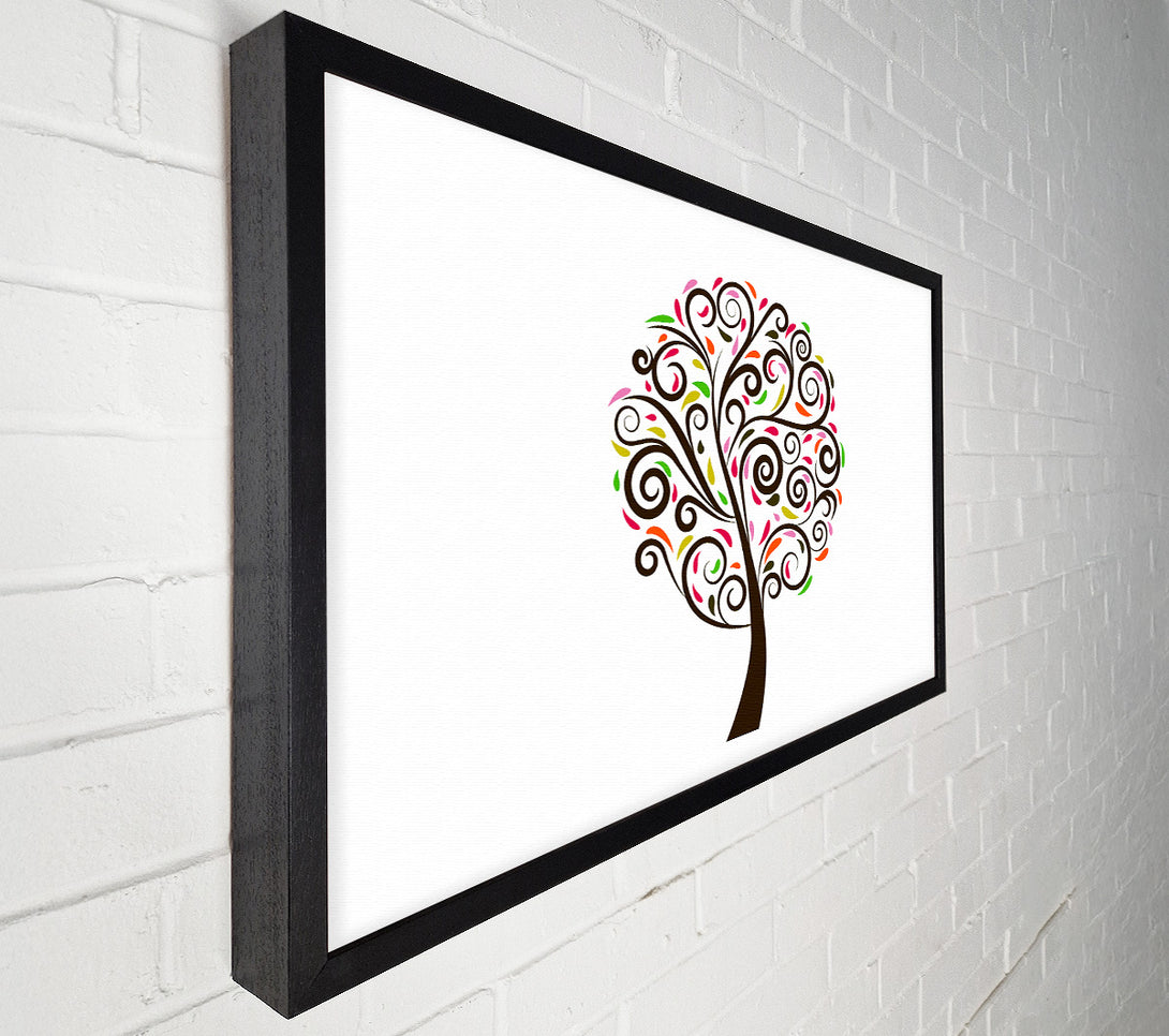  A Canvas Print of Multi-Coloured Tree Canvas Art
