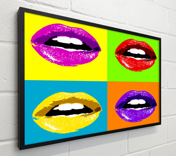 Vibrant Pop Art Lips