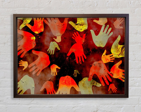 Hands Of Time Framed Print