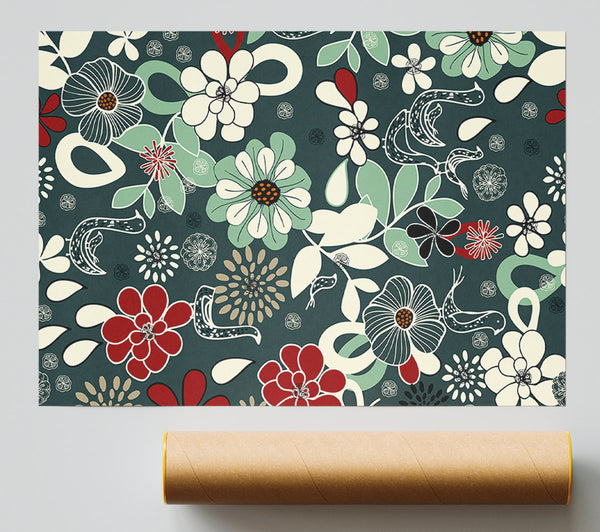 Flowers In Bloom Giclee Print