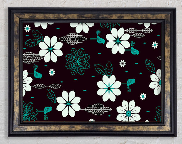 Daisy Face Framed Print