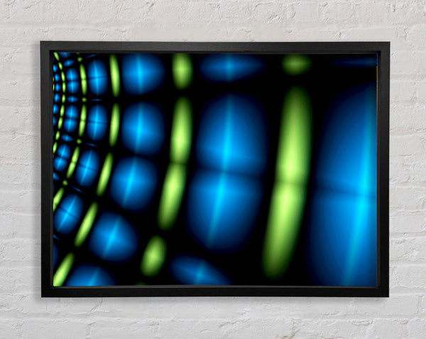 Space Shuttle Beams Framed Print