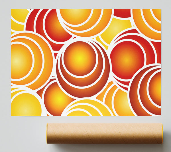 The Orange Orchard Print