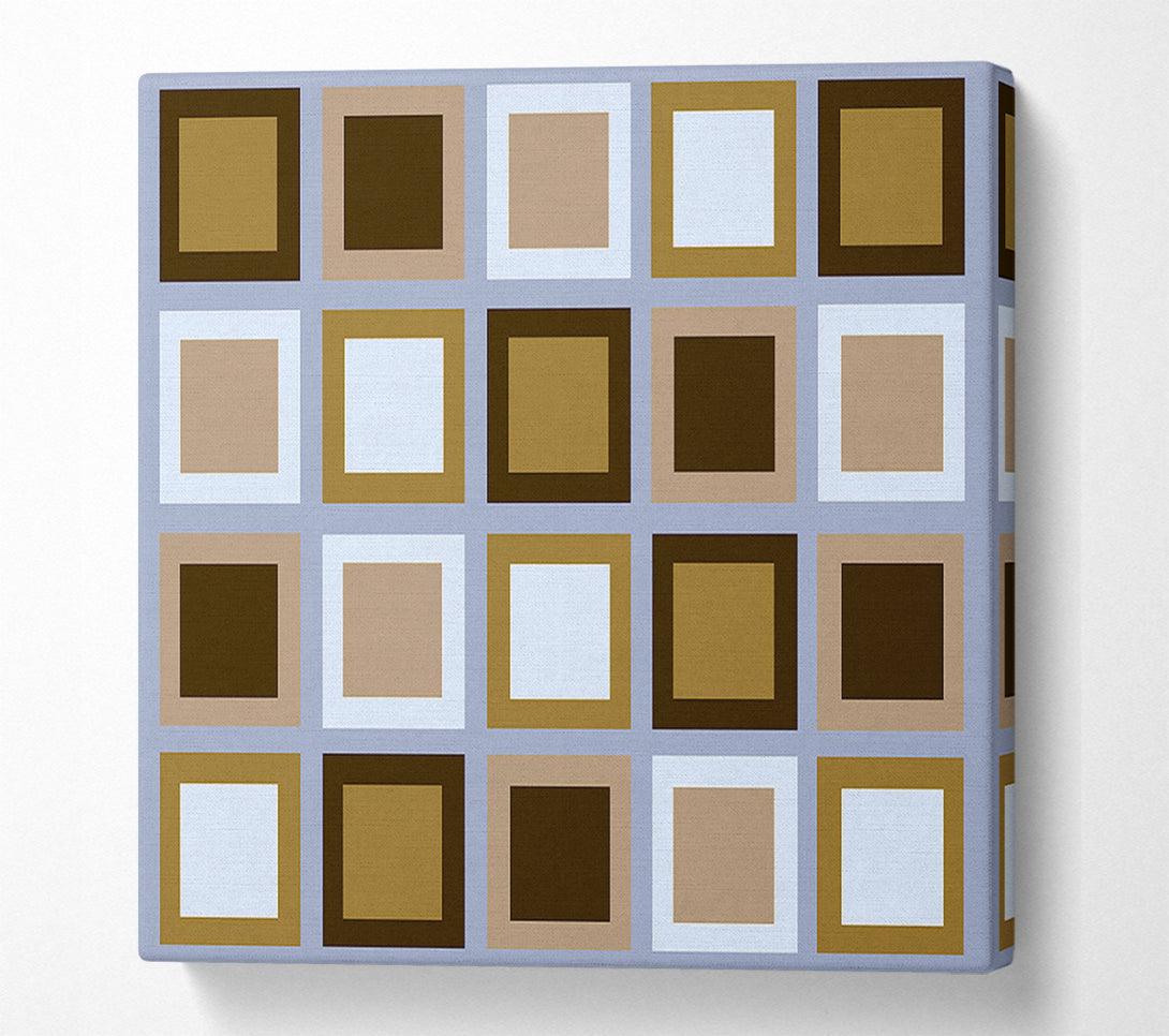  A Canvas Print of Squared In Square Canvas Wall Art