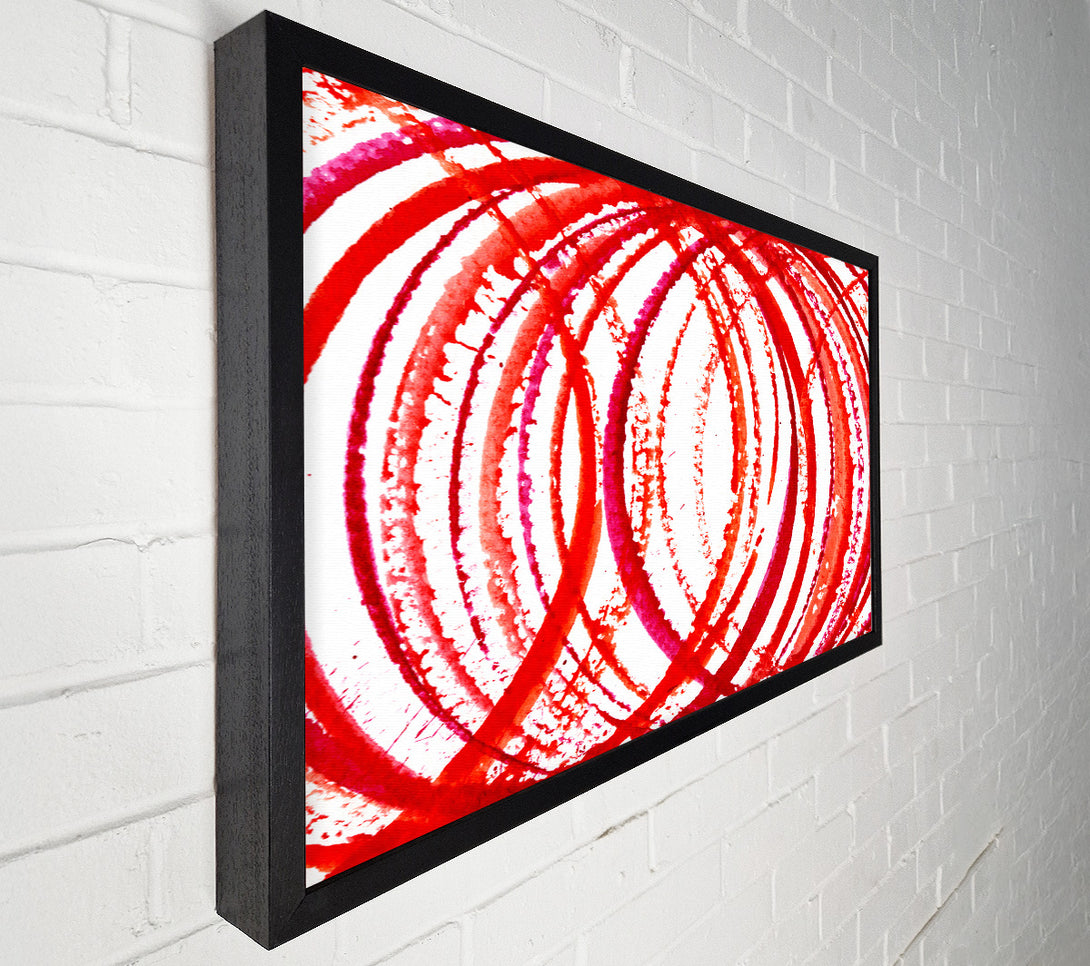  A Canvas Print of Red Time Tunnel Canvas Art